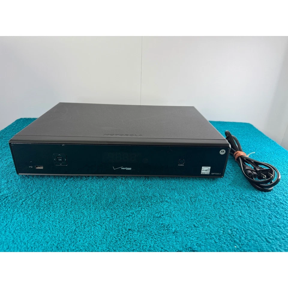 Motorola Verizon QIP7232 2 Set Top Box Receptor DVR con Cable de Alimentación Foto 4 de 4