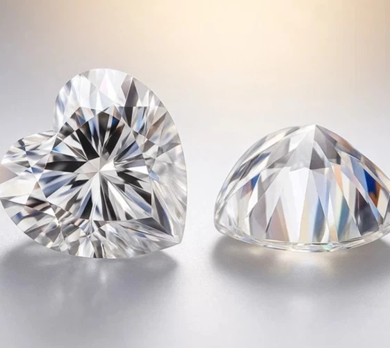 Piedra suelta 8 mm corte corazón VVS1 certificado Moissanita color D 2 CT para regalo Foto 4 de 4