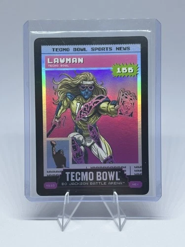 2026 Bo Jackson Battle Arena Lawman N110 Tecmo News Battlefoil Hex SSP