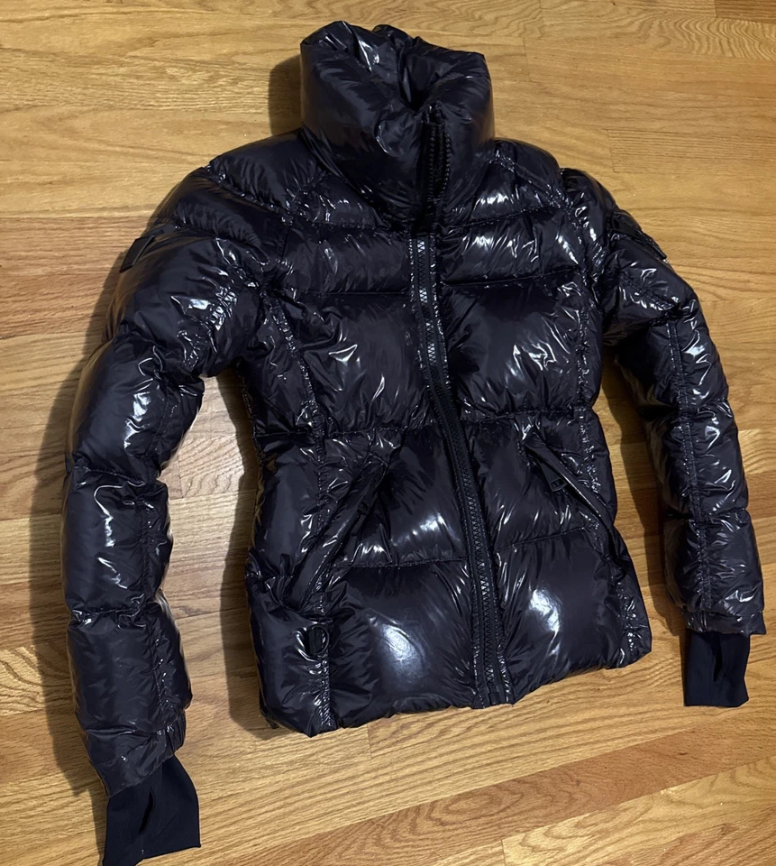 Chaqueta Bomber SAM New York Puffer Plumón de Ganso Estilo Libre Acero Gris Negra Mediana Foto 2 de 4