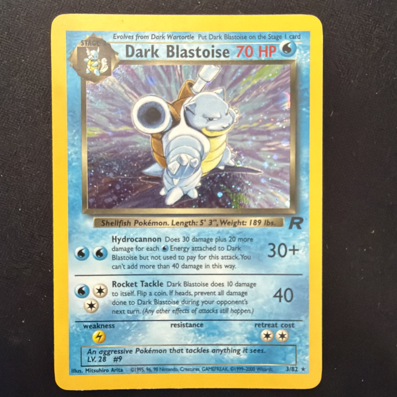 Dark Blastoise 3/82 Team Rocket Holo