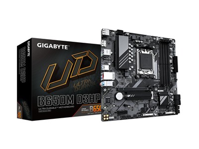 D3HP AM5/ LGA 1718/ AMD/ B650/ Micro ATX/ 5Year Warranty/ DDR5/ 2X PCIe 40 M2/ P