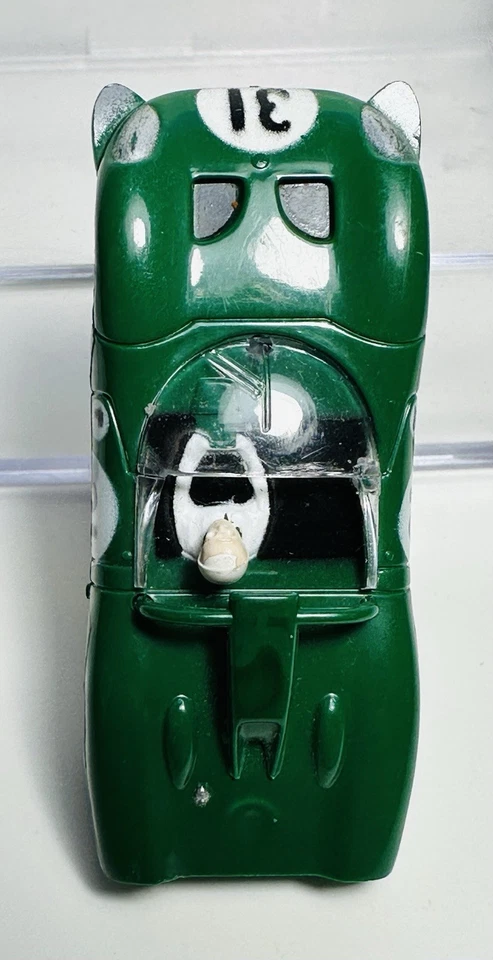 Aurora Vintage ALFA ROMEO VERDE CON CHASIS T-JET HO ¡Coche Ranura! ¡CUERPO CASI NUEVO FUNCIONA MUY BIEN! Foto 3 de 4