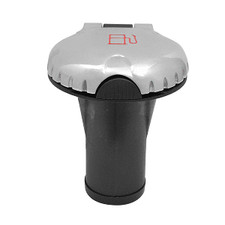 Attwood Deck Fill f/Carbon Canister System - Straight Body Scalloped Chro