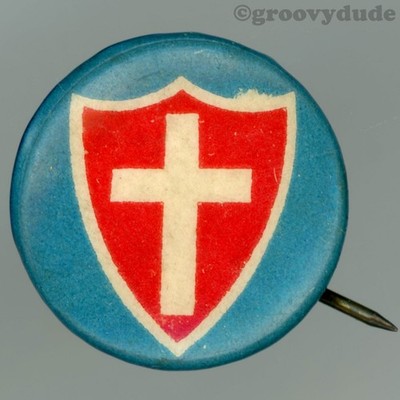 Brotherhood Class Cross Christian Sunday School David Cook Cello Pinback Button