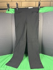 Rafaella Women's Pull On Stretch Ankle Pant Size 4 Black