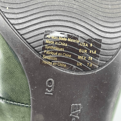 Vintage American Eagle Olive Green Double Strap Mary Jane Block Heels Size 9, Size 9, $21 - Photo 10