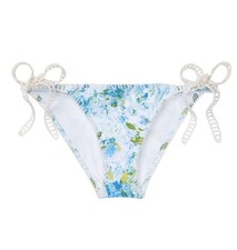Victoria  s Secret Bikini Bottom-Floral Blue Multi-Medium Swimwear NWT 29