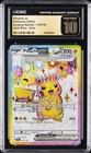 2024 POKEMON SURGING SPARKS ULTRA RARE HOLO #219 PIKACHU EX CGC 10 PRISTINE