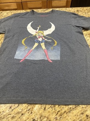 Sailor Moon Unisex Shirt Unisex Power of The Moon  Size Medium Short Sleeve Cpix