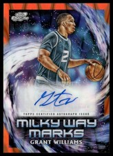 2023-24 Topps Cosmic Chrome Grant Williams Orange Refractor Auto /25 