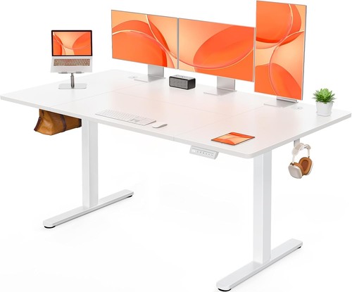 Höhenverstellbarer Schreibtisch 140x70 cm Elektrisch mit