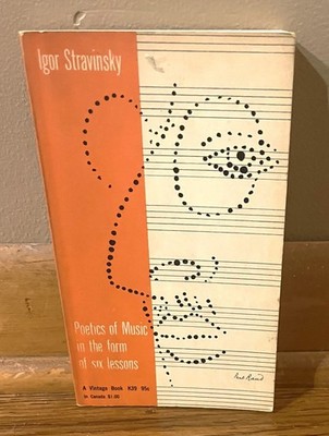POETICS OF MUSIC IN THE FORM OF SIX LESSONS-Music-IGOR STRAVINSKY-1st Ed SUPERB!
