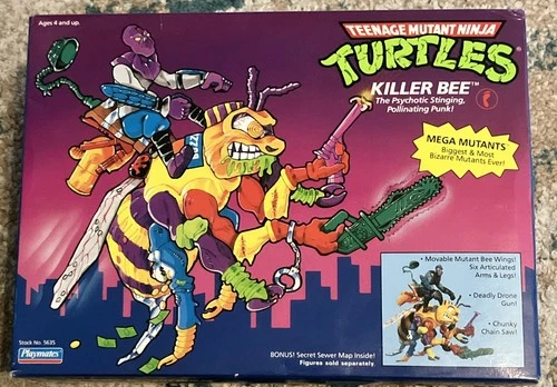 VTG 1990 TMNT Killer Bee Playmates New Sealed Teenage Mutant Ninja Turtles 5635