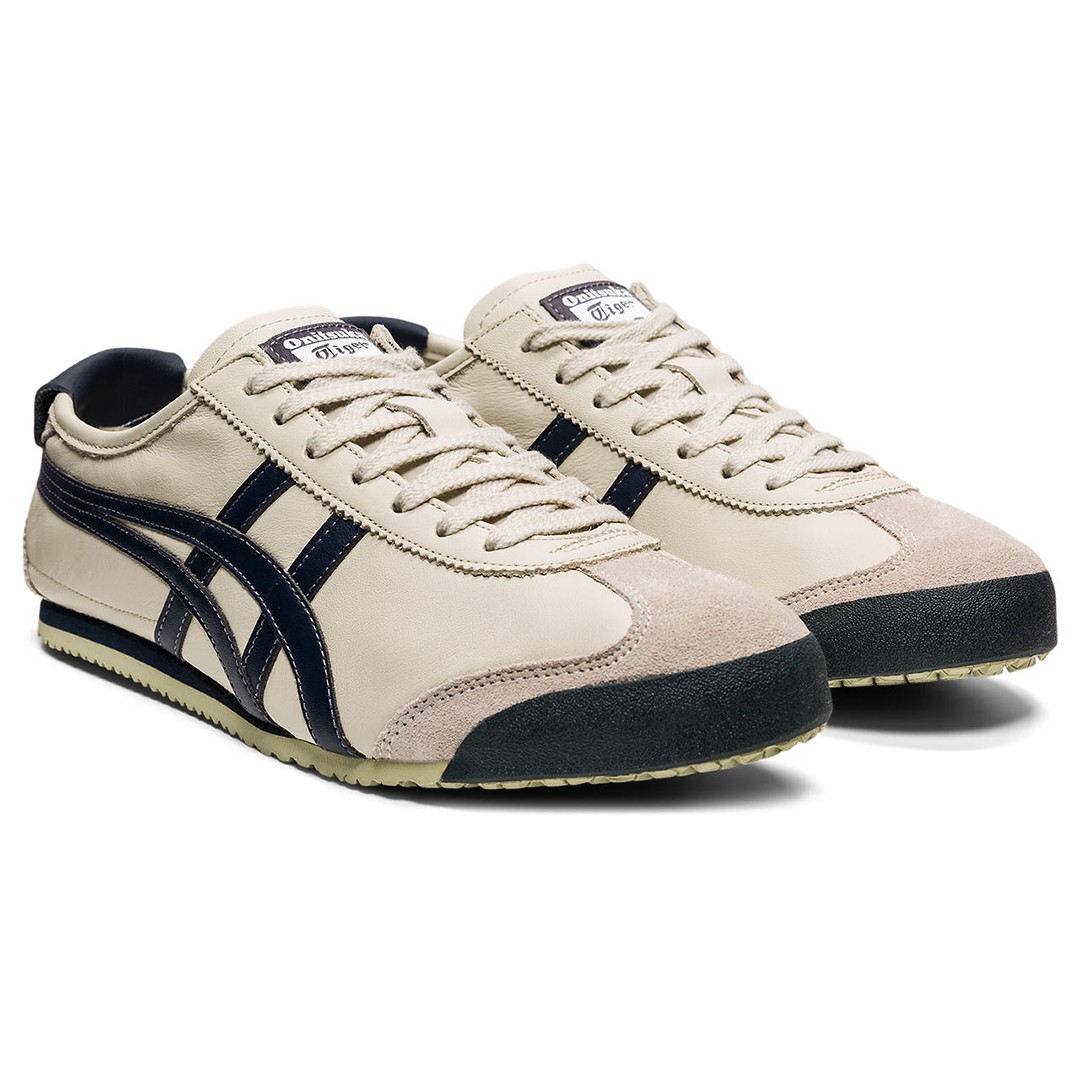 【新品】OnitsukaTiger MEXICO66 BIRCH/PEACOAT New Onitsuka Tiger Mexico 66 BIRCH PEACOAT Unisex Sneaker Shoes