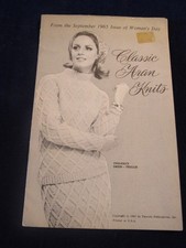 Vintage 1965 Aran Tejer Patrones Folleto Suéteres Faldas Abrigo Mujer C684
