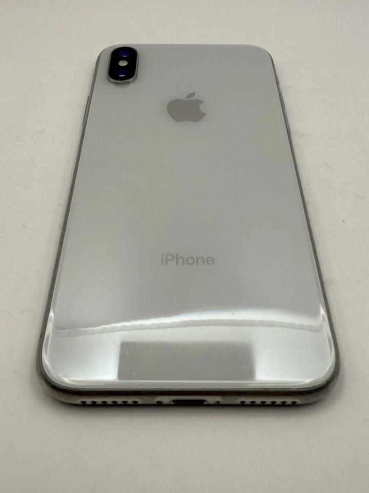 APPLE - iPhone X 64Gb Bianco Silver - SBLOCCATO - 100% FUNZIONANTE - ORIGINALE - Immagine 2 di 4
