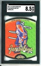 2013-14 Fleer Showcase Hockey Jambalaya Wayne Gretzky Oilers SGC 8.5
