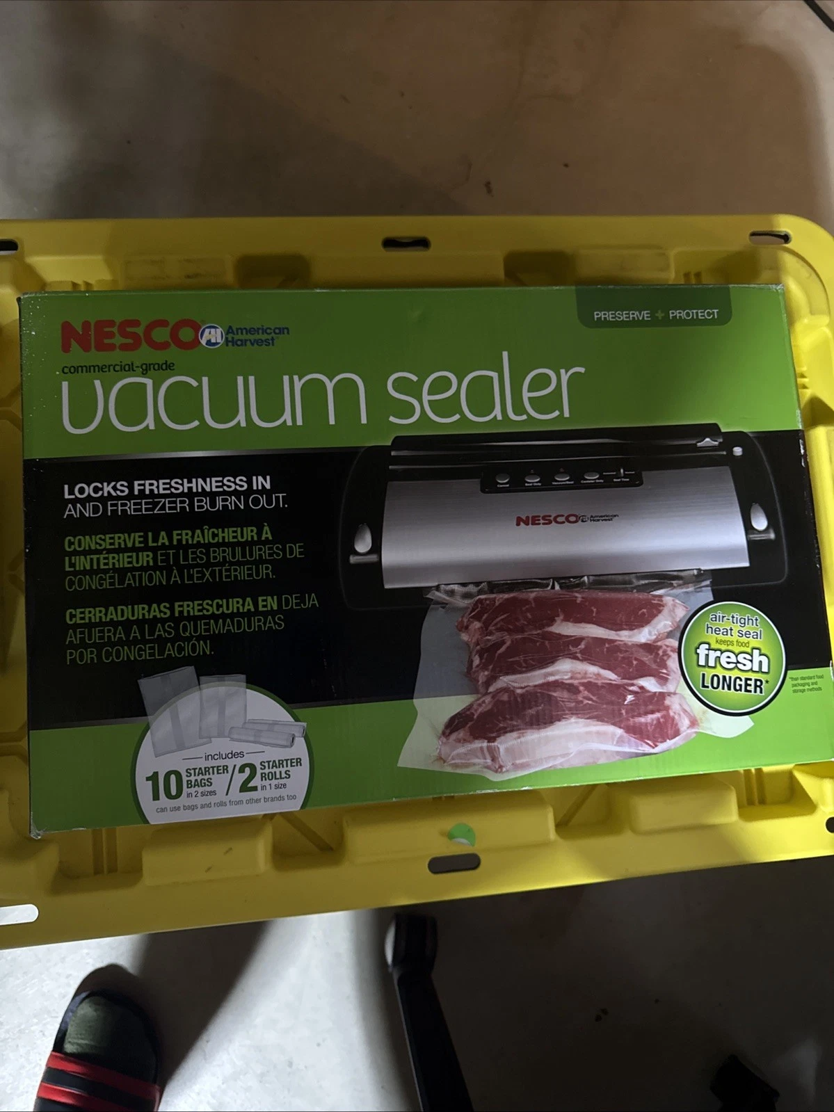 Vacuum Sealer Food Saver Box Packaging Sealing Machine Home Kitchen Organization
Opens in a new wind