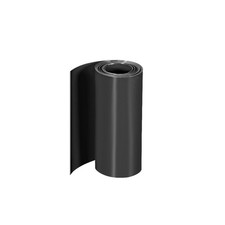 PVC Heat Shrink Tube 95mm Flat Width Wrap for Dual Layer 2 Meter Black