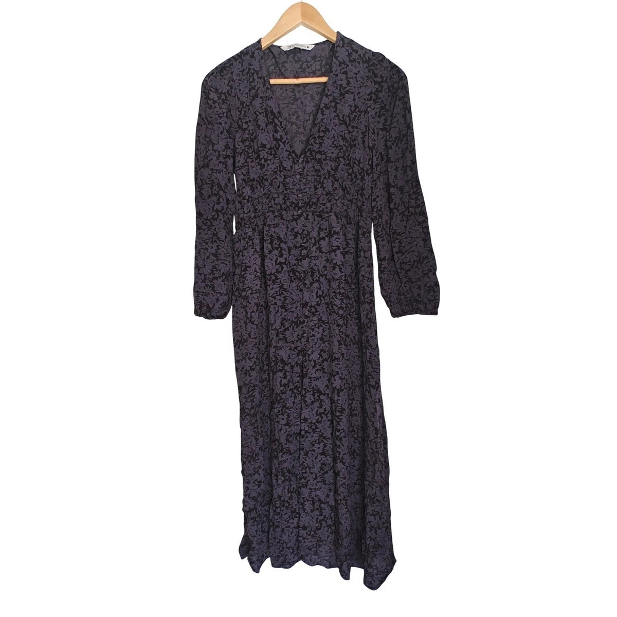 knee length dresses for ladies Cali Chic Women Dress Black Sheer Mesh Long Sleeve Twisted Knot Side S main image 0