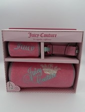 Juicy Couture 3pc Barrel Crossbody Bag  Micro Barrel Pouch Box Set Pink  Blue