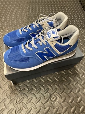 New Balance 574 Classic Blue Mens Size 9.5 Rare Deadstock