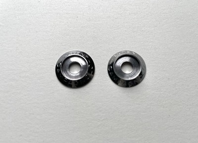 *NOS Vintage 1980s Campagnolo Super Record steel chrome gear shifter washers*