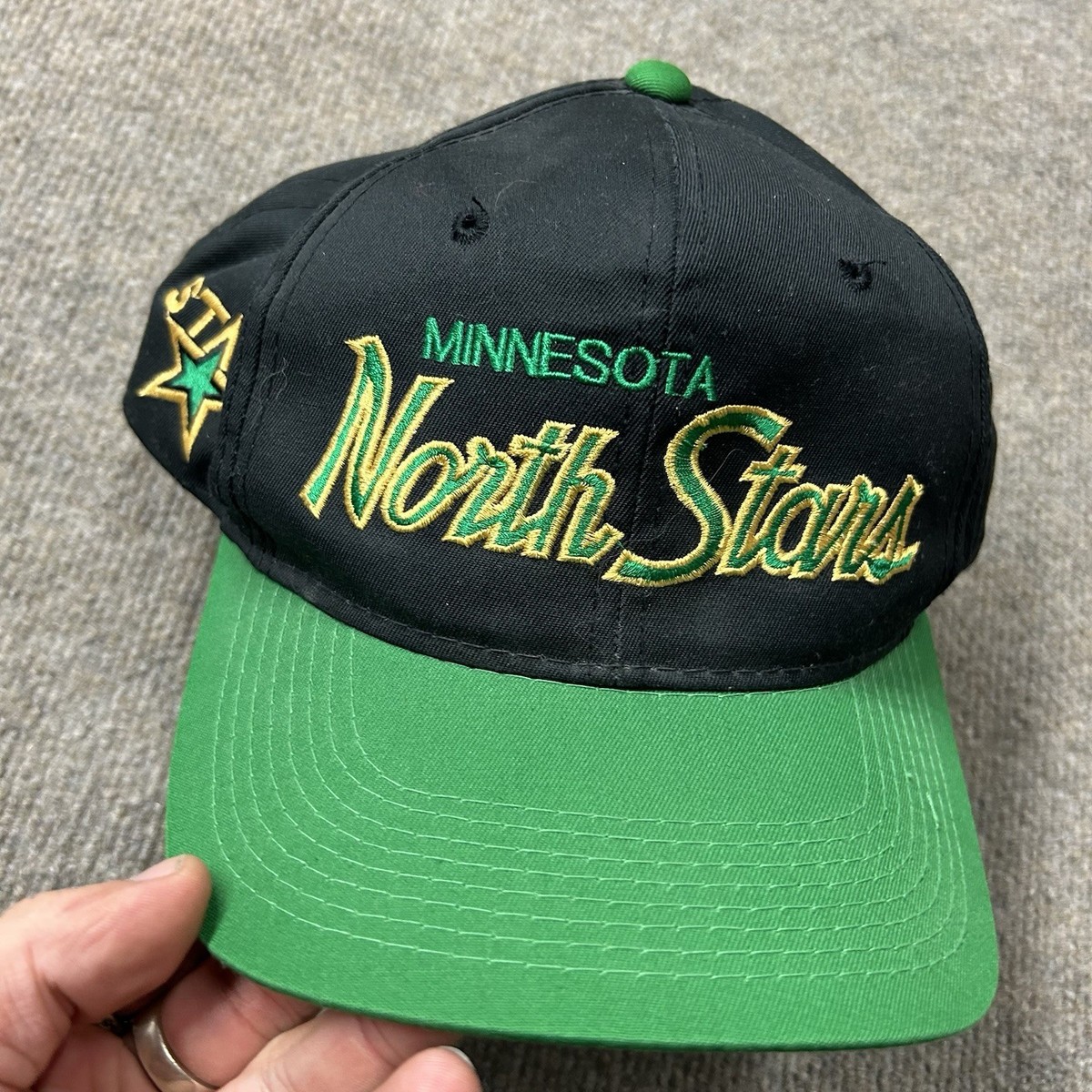 VTG Minnesota Wild North Stars Sports Specialties 2 Tone Script