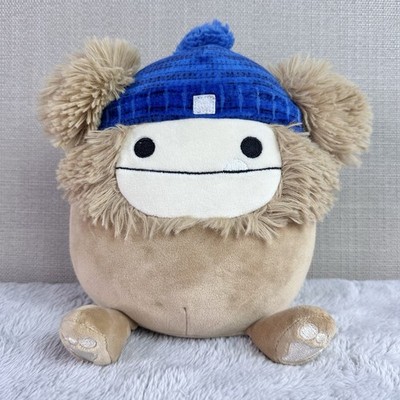 Squishmallow Benny the Yeti Bigfoot 7.5'' Plush Blue Beanie