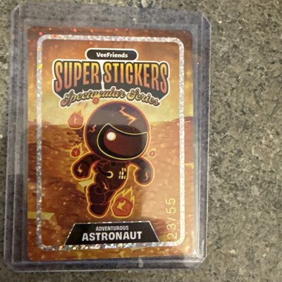 VeeFriends Super Stickers Spectacular Adventurous Astronaut Lava Spec MATCH /55