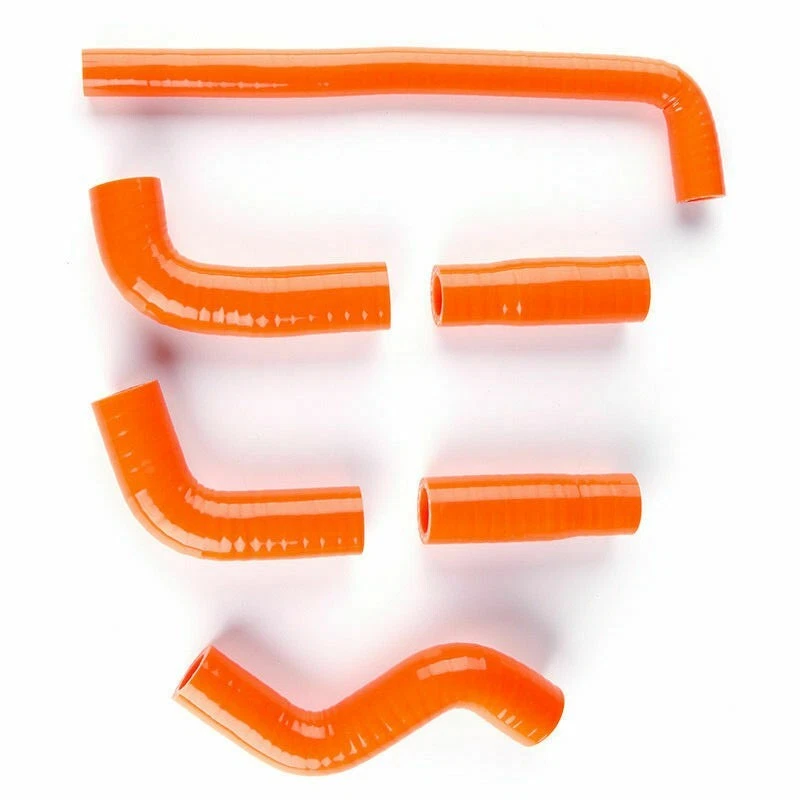 For 2002-2006 KTM 400/525EXC 2002 2003 2004 2005 Silicone Orange Radiator Hose - Изображение 2 из 4