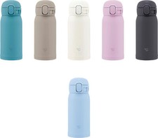 Zojirushi SM-WS36-BM Taza de acero inoxidable, 12 onzas, color negro suave-image