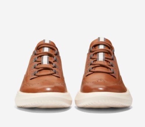 Men's Wingtip Sneaker Cole Haan Zerogrand WFA - British Tan - 11.5 M - Picture 4 of 6