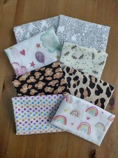 Fat Quarter Bundle 8 Pieces Cotton 