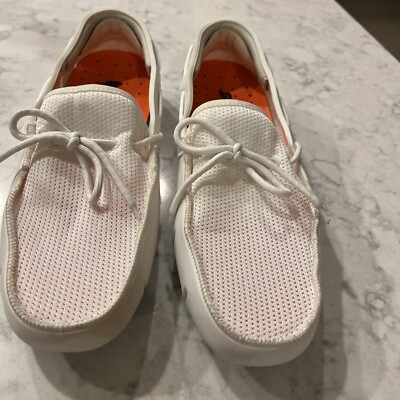 Swims Men\'s Size 11 white Slip On Loafer Shoes Swims Slide Loafer white | Skolyx main image 2