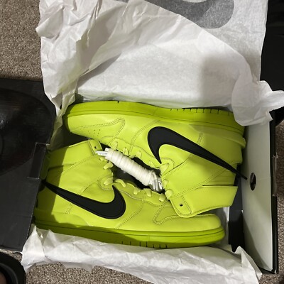 Nike AMBUSH x Dunk High Flash Lime Size 10.5