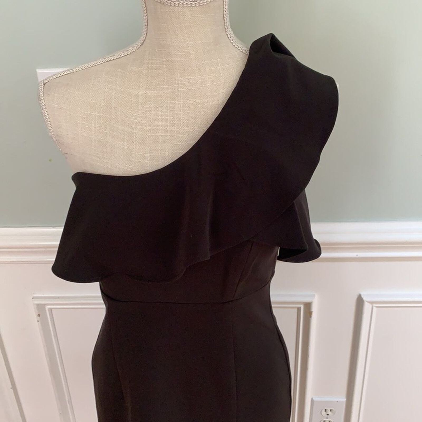 Bardot Ruffle Dress in Black Revolve size 6 - image 6