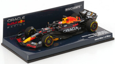 1:43 Minichamps Red Bull RB19 Winner GP Monaco, World Champion