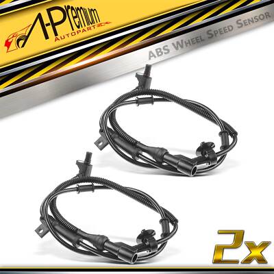 2x Front New ABS Wheel Speed Sensor for Ford Excursion F-250 F-550 Super Duty