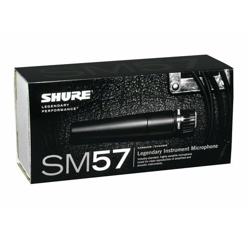 Black Shure SM57-LC Dynamisches Mikrofon Professionelles Mikrofon - Bild 11 von 12
