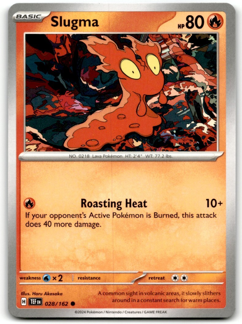 slugma pokemon card Pokemon Trading Card TCG Slugma #28