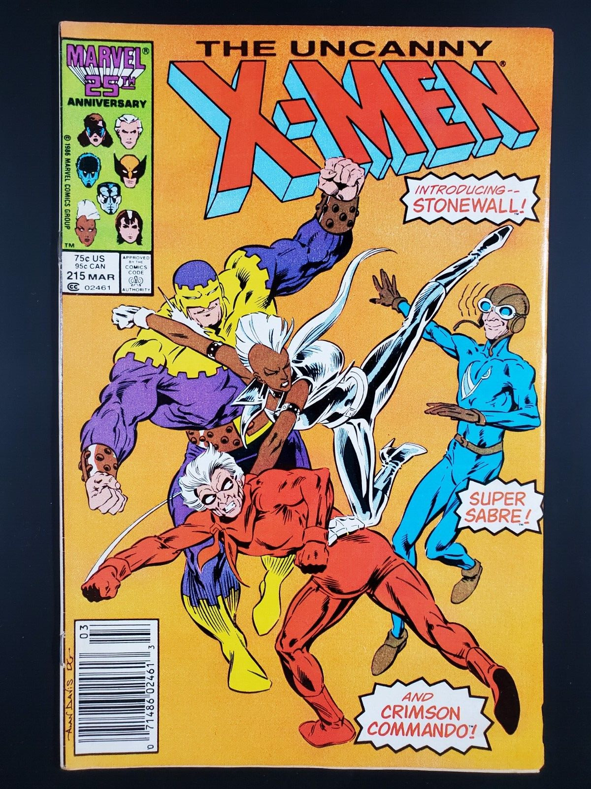 The Uncanny X-men #215 Newsstand Edition Marvel Comics