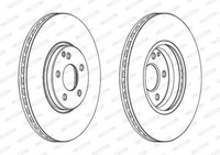 2X Ferodo DDF1876C Bremsscheibe FüR Honda
