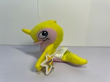 Neopets Yellow Flotsam Plush Dolphin Stuffed Animal with Tag - Mcdonalds 2005