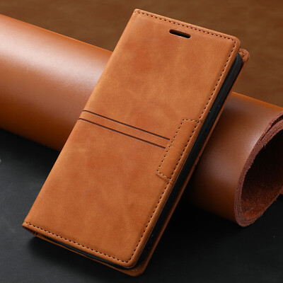 Flip Magnet PU Leder Wallet Handy Tasche SchutzHülle Bumper Cover Etui Case DE
