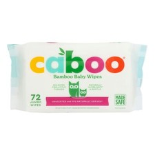 Caboo - Baby Wipes Bamboo 72 Per Pack 12 Packs Total 