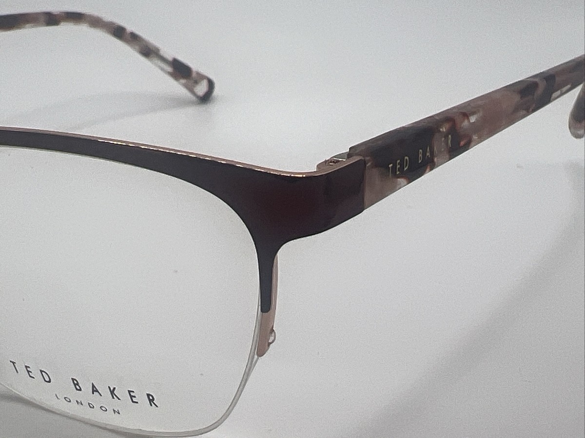 Ted Baker London TW513 BUR 56/18-140 B:39 works half rim eye