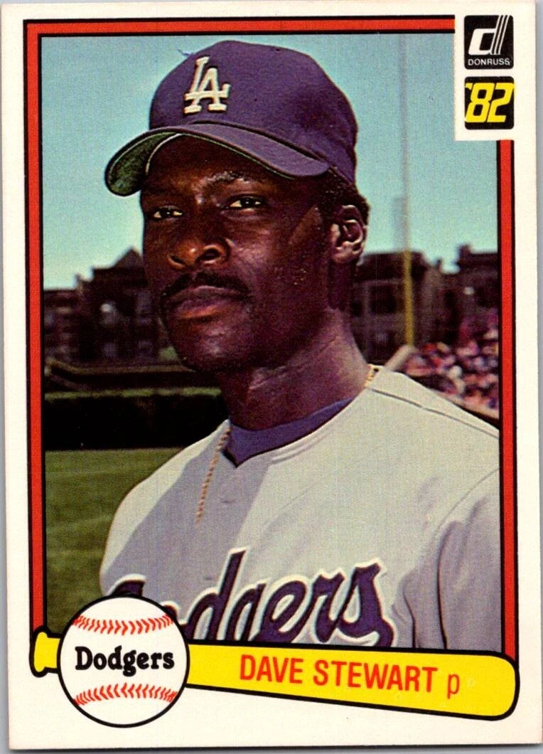 Dave Stewart trading card