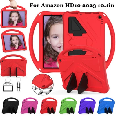 Kids EVA Handle Case For Amazon Fire HD 10 2023 13th Gen Tablet 10.1 inch Cover